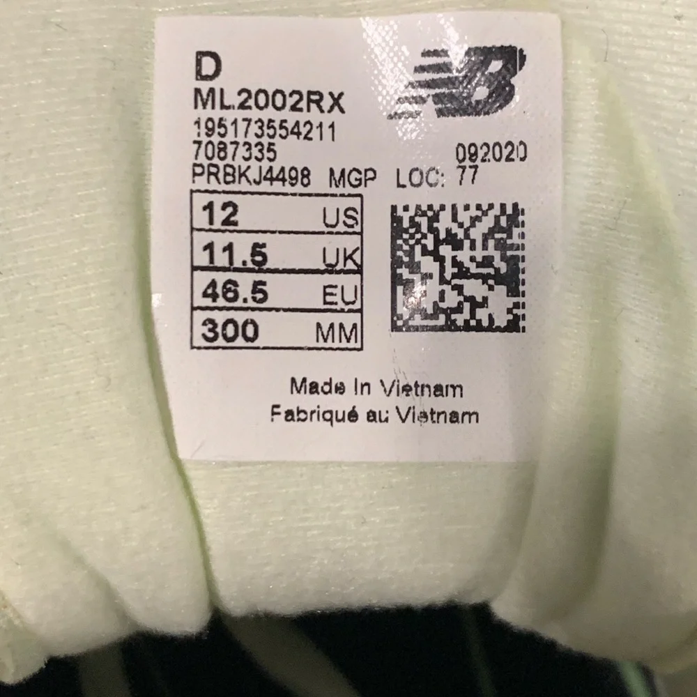 New Balance Mens Size 12 Randomevent Unik 2002R - Picture 6 of 10